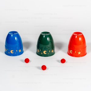 LE TRE PALLINE CHE ATTRAVERSANO I TRE BICCHIERI